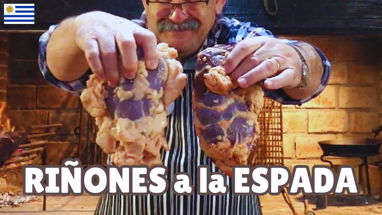 RIÑONES a la ESPADA y a las brasas.