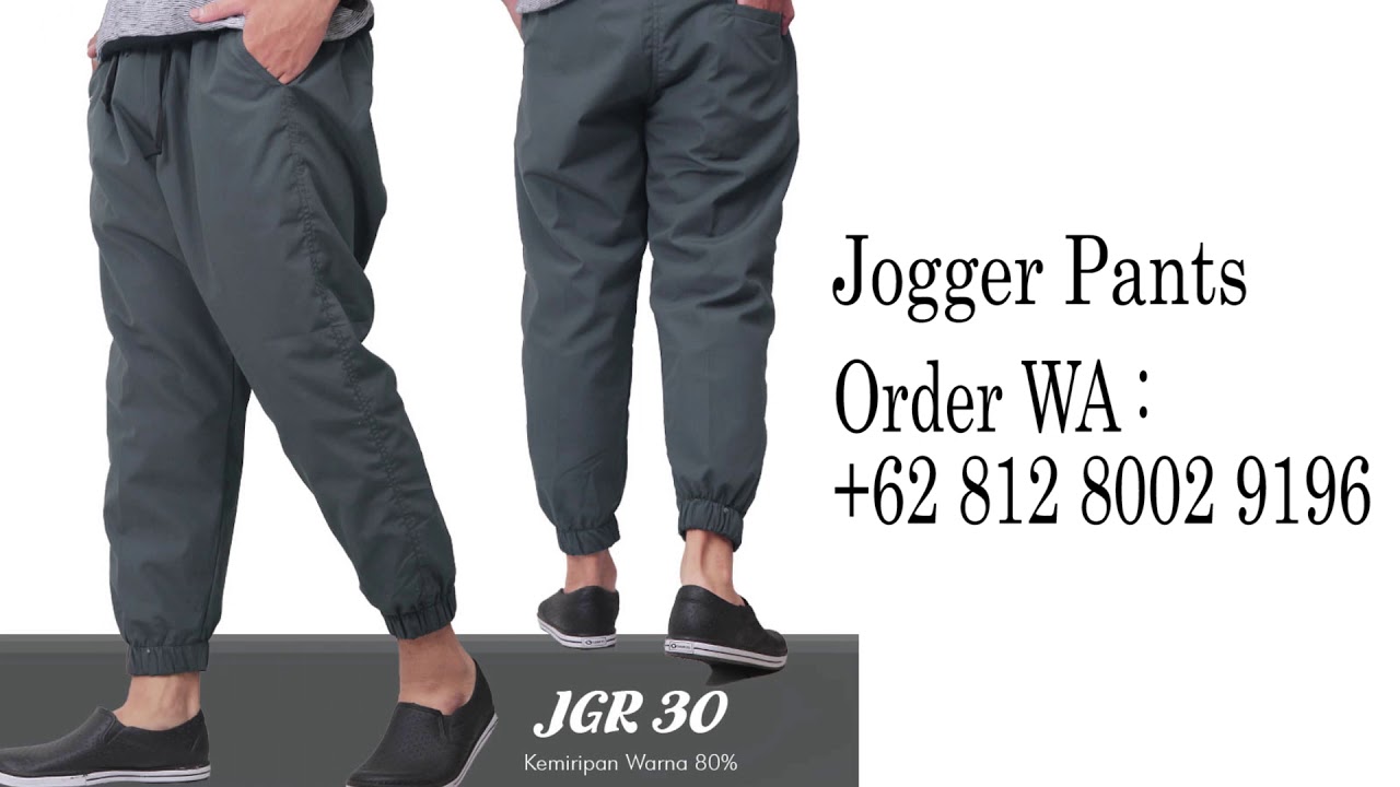  Celana Jogger Hitam Polos  WA 62 812 8002 9196 YouTube