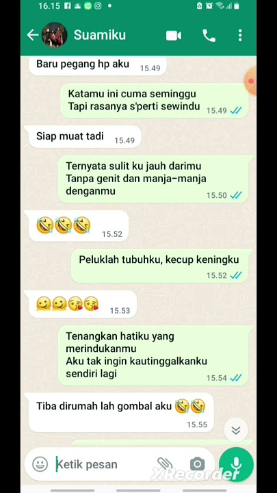 iseng chat suami pakai lagu ini.. seru reaksinya!!🥰😍 #viral #fyp #shorts