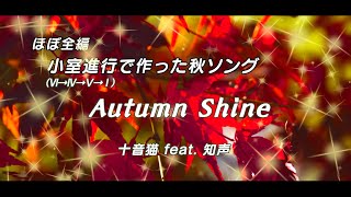 Autumn Shine(オータムシャイン) / 十音猫 feat.知声【小室進行ボカロ曲】