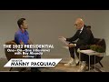 The 2022 Presidential One-On-One Interviews with Boy Abunda featuring Senator Manny Pacquiao