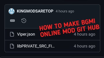 HOW TO MAKE BGMI ONLINE MOD GITHUB BASE || COMPLETE TUTORIAL FOR BGMI ONLINE MOD APK! ❤️*