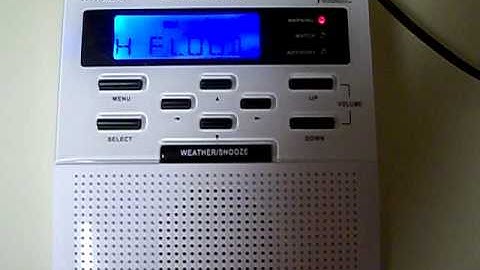 Flash Flood Warning [EAS 36] | NOAA Weather Radio (7/7/2011)