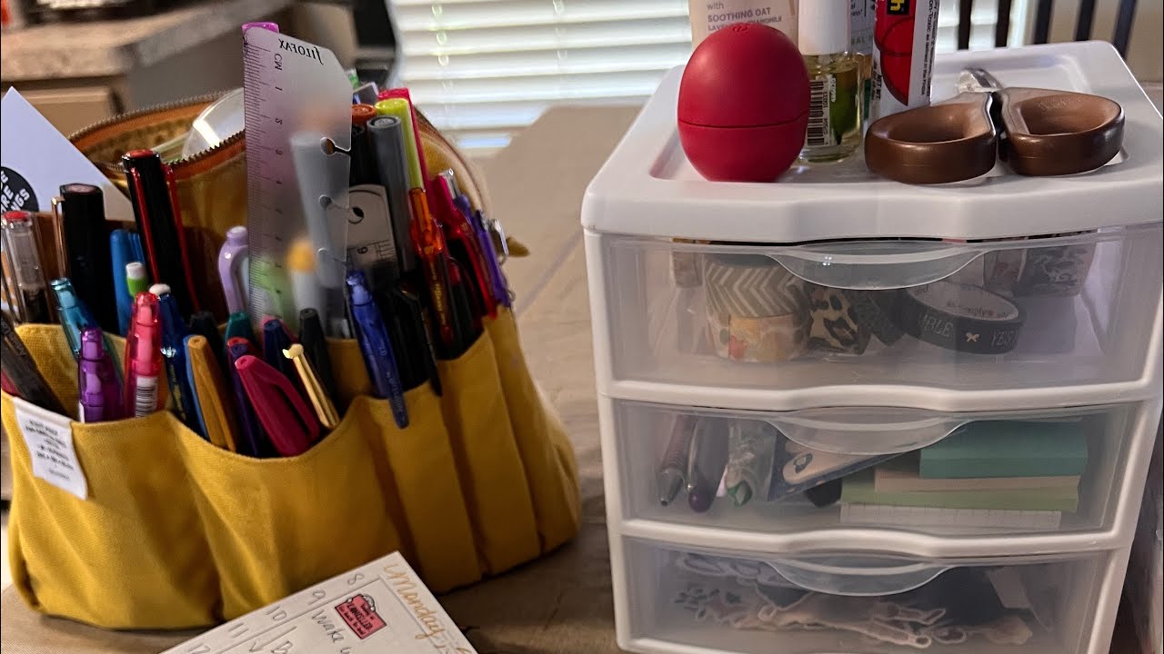 Planner Table Walmart Organizer YouTube