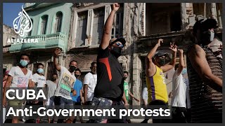 Thousands join rare anti-government protests in Cuba