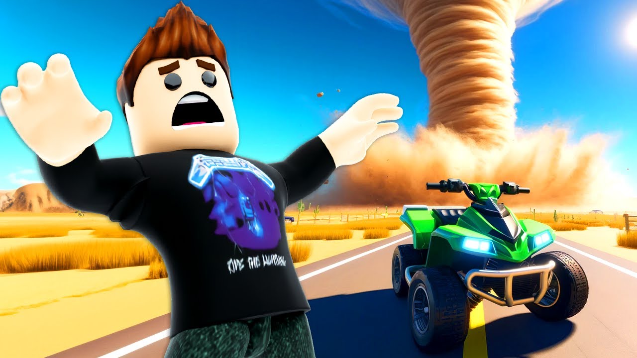 Long Ride Roblox Outrunning a TORNADO in This The Long Drive Roblox Game! (A Dusty Trip ...