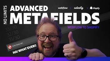 Udesly 3.0 - Webflow to Shopify - Advanced Metafields (NO FIELD LIMITS)
