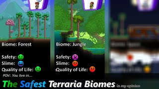 Pov You Live In These Terraria Biomes How Safe And Good Are These Biomes?