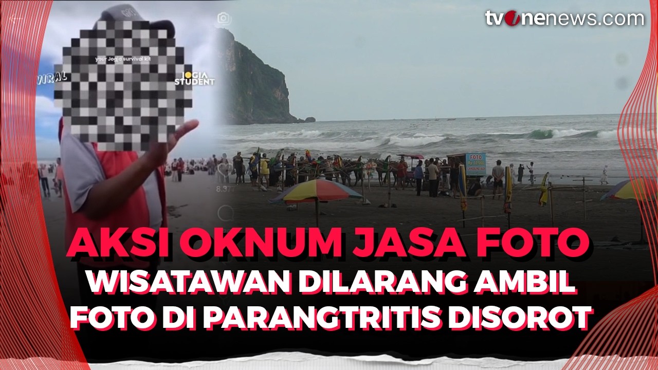 Viral Fotografer Parangtritis Larang Wisatawan Mengambil Foto, Bikin Netizen Heboh | OneNews Update