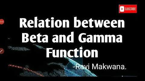 Lecture no.:-25| Topic:- Relation between Beta and Gamma Function