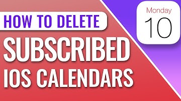 How To Delete A Subscribed Calendar On iPhone or iPad