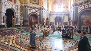 شاهد: المسيحيون الأرثوذوكس يحتفلون بـ&quot;سبت النور&quot; في روسيا