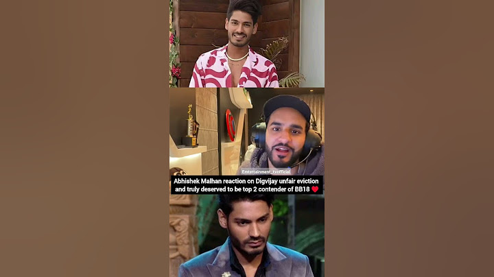 Abhishek Malhan reaction on Digvijay Rathee unfair eviction, deserves to be top 2 of bb18 #biggboss