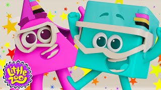 🌈 Arty Colours with Cyan and Magenta 🌈 | Learn Colours and Art | Colourblocks | Little Zoo