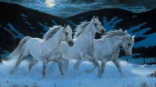 Три белых коня, новогодняя песенка :) MiceForce