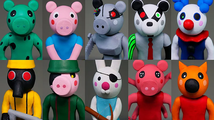 Making all Roblox Piggy Characters  Part 2  Polyme...