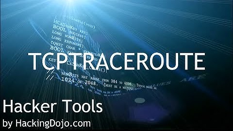 TCPTRACEROUTE - Hacker Tools