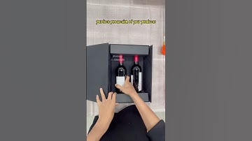 Foldable Wine Packaging Gift Box, you deserve it!#giftpackaging  #giftbox  #foldingbox  #packaging