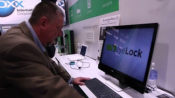 Eye Lock - Iris recognition demo at CES - 2016