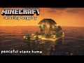 Minecraft relaxing longplay  building a peaceful ocean home no commentary 117