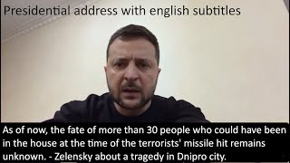 30 PEOPLE ARE DEAD, 80 INJURED. The debris is being cleared there. Zelensky about act of terrorism.