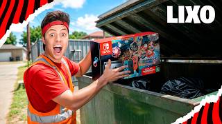 Thumbnail for ACHEI UM NINTENDO SWITCH 2 NO LIXO!