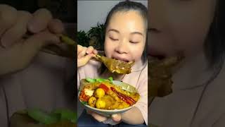 ASMR CHINESE FOOD MUKANG EATING SHOW #27 #shorts