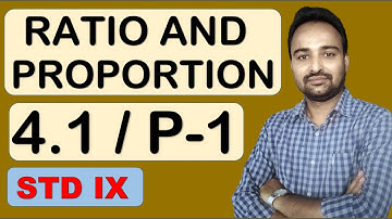 Ratio and Proportion Practice Set 4.1  (Part 1)