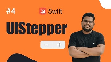 Swift 4 & Xcode 9 :- How To Use Stepper in One Line Code in iOS Latest 2018 Hindi.