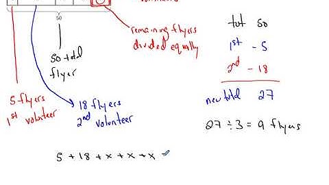 Tape Diagrams and Equations