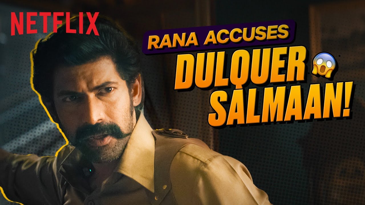 ⁣Rana Interrogates Dulquer For a Murder Case 😵| Kaantha | Netflix India