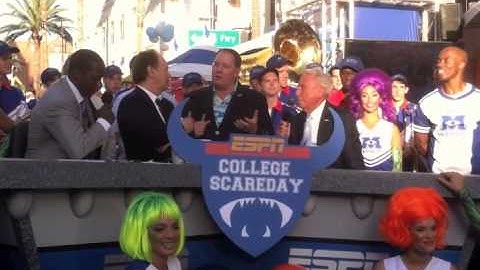 Billy Crystal on ESPN College Scareday - Monsters University World Premiere