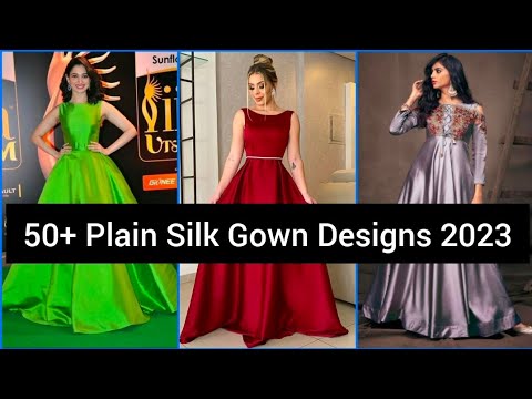 Dial N Fashion Black Designer Party Wear Triva Silk Gown - Dial N Fashion