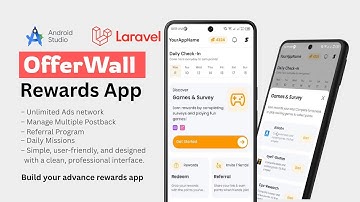OfferWall Script, GPT Rewards App source code | Built with Android Studio (Kotlin) + Laravel Backend