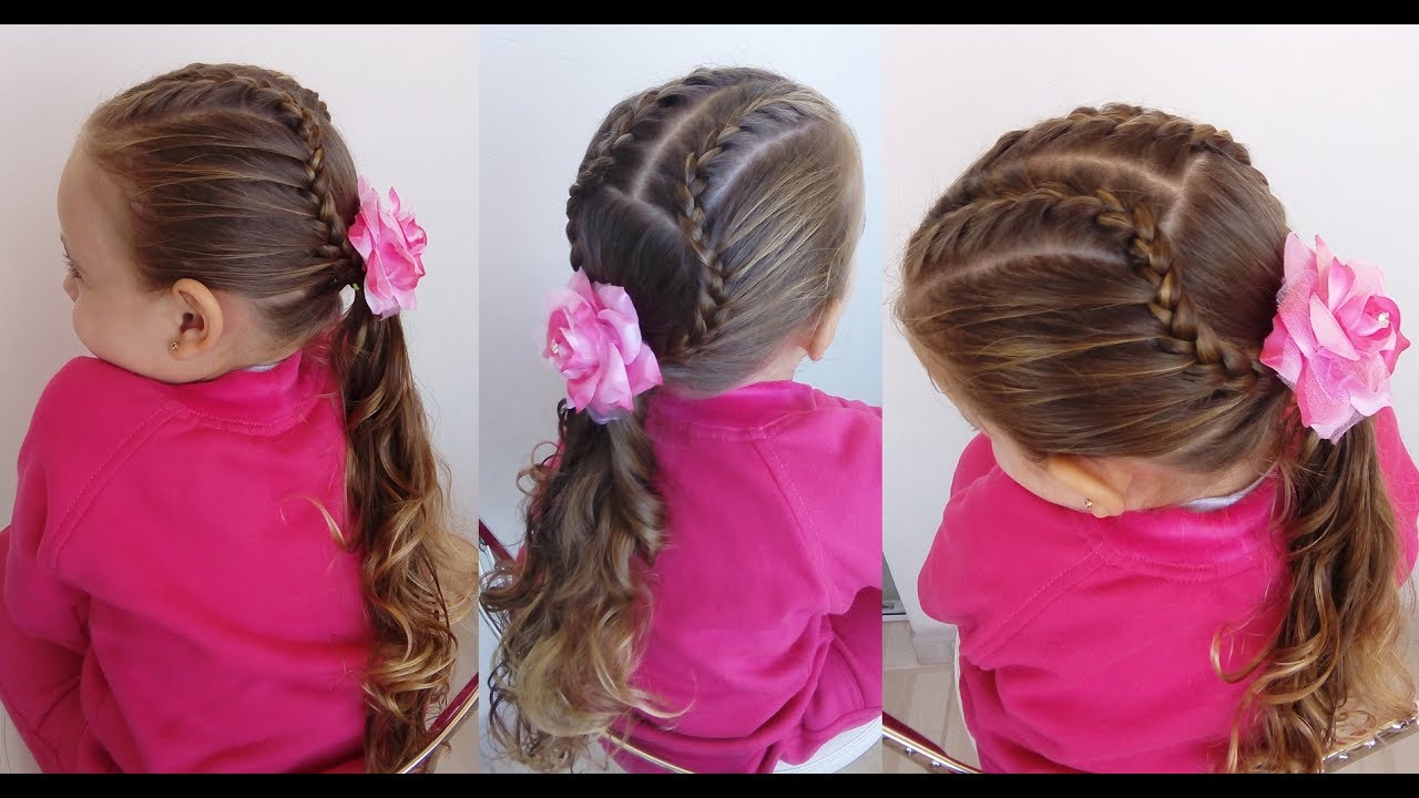 Penteado Infantil fácil com tranças para meninas - thptnganamst.edu.vn