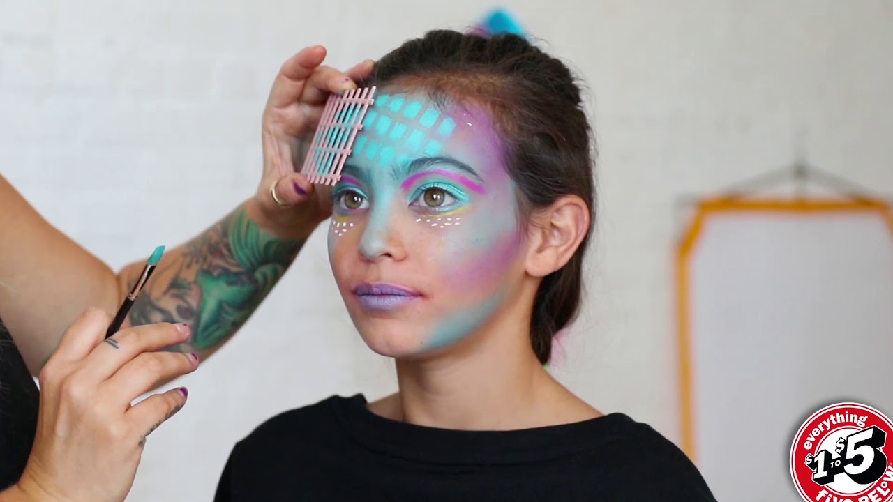 Halloween Mermaid Makeup Five Below Tutorial