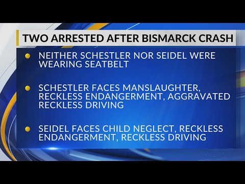 Two arrested after crash that killed two Mandan teens