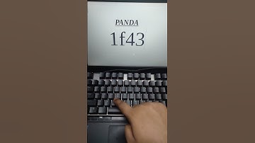 How to Type Panda Emoji 🐼 in MS Word #shorts #keyboardshortcut #computershortcut