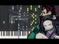 [FULL] Gurenge - Demon Slayer/Kimetsu no Yaiba OP - Piano Arrangement [Synthesia]