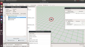 Navigating drone in pre-defined path using Aerostack behavioral