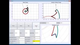 Simulation of Spring Released from Uniform Circular Motion (no drag)