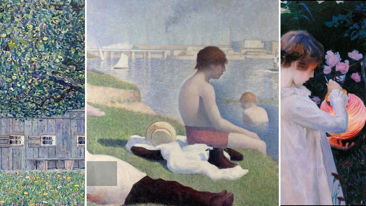 Masterpieces TV — Silent Art Gallery · August 25 Afternoon | Bathers at Asnieres… & others