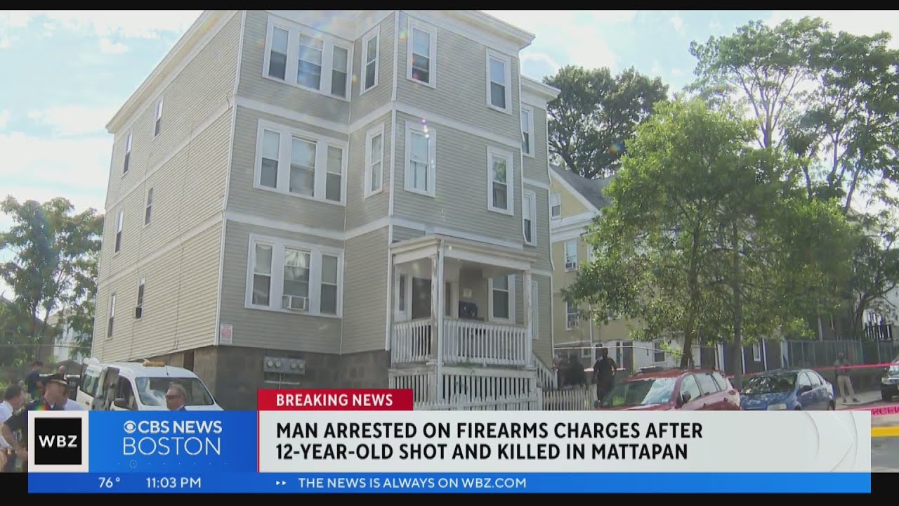 Man arrested on firearms charges after 12-year-old boy shot and killed ...