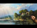 Jour de juillet peinture de montagne artiste  viktor yushkevich 122