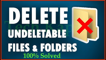 How To Delete A Folder That Won