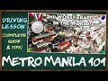 Paano Magdrive sa Metro Manila || Metro Manila Driving 101