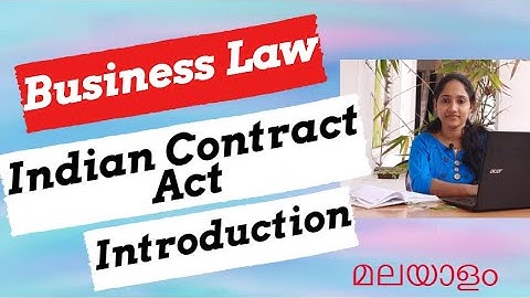 Indian Contract Act | Business Regulations | Degree classes| Business law| Malayalam| Online Class