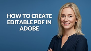 How to Create Editable Pdf In Adobe - Julia