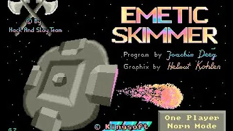 Emetic Skimmer Review for the Commodore Amiga by J...