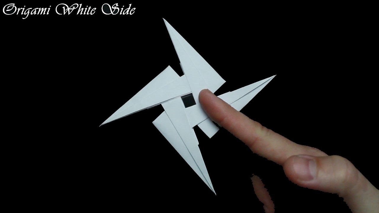 How to make a shuriken out of paper. Origami shuriken - YouTube